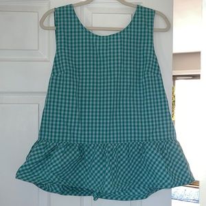 J.Crew Peplum Top Size L